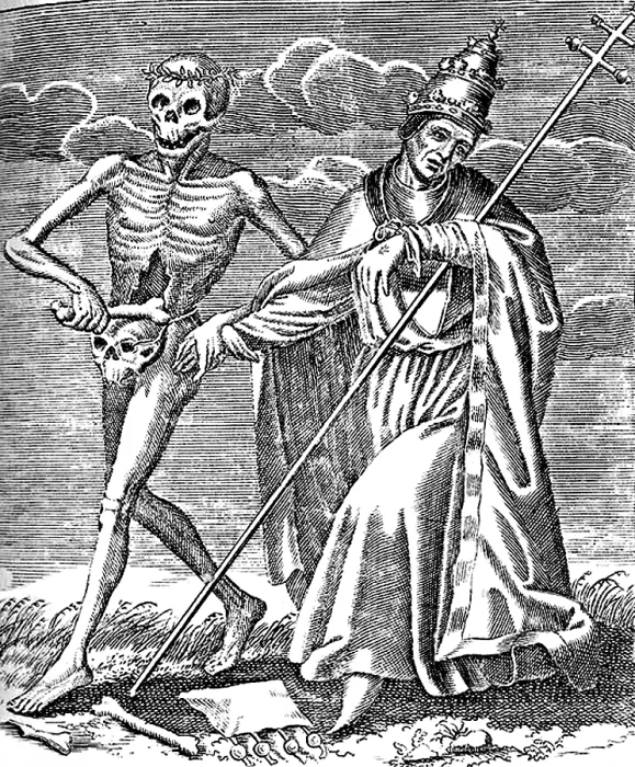 Framed Print : Danse Macabre, 1744 Framed Print : Danse Macabre, 1744