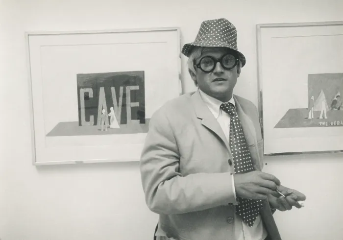 Framed Print : David Hockney