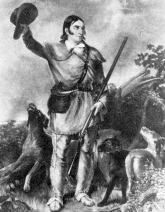 Framed Print : Davy Crockett, American Folk Hero Framed Print : Davy Crockett, American Folk Hero