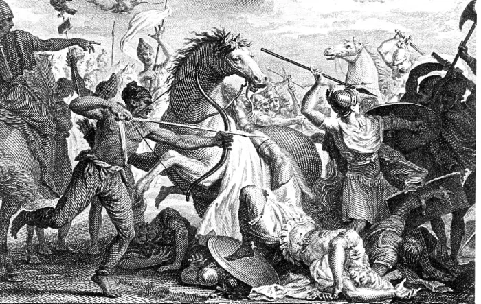 Framed Print : Death of Crassus, 53 BC
