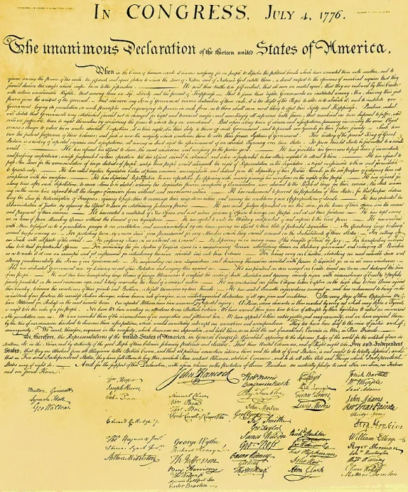 Framed Print : Declaration of Independence Framed Print : Declaration of Independence
