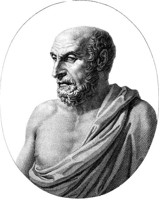 Framed Print : Democritus, Ancient Greek Polymath