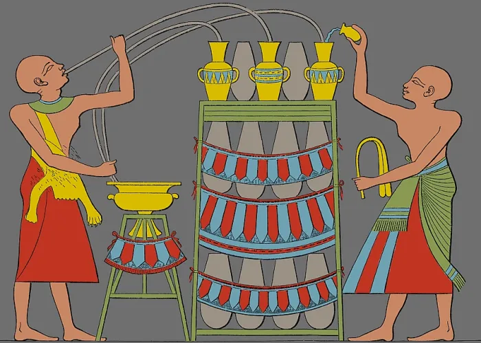 Framed Print : Distillation in Ancient Egypt Framed Print : Distillation in Ancient Egypt