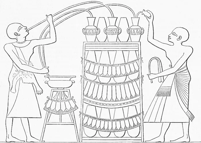 Framed Print : Distillation in Ancient Egypt Framed Print : Distillation in Ancient Egypt
