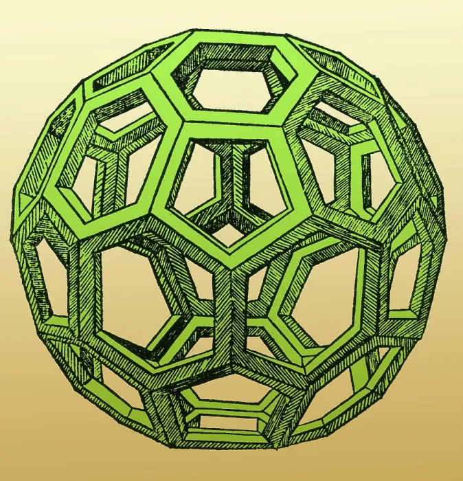 Framed Print : De Divina Proportione, Icosahedron Figure, 1509 Framed Print : De Divina Proportione, Icosahedron Figure, 1509