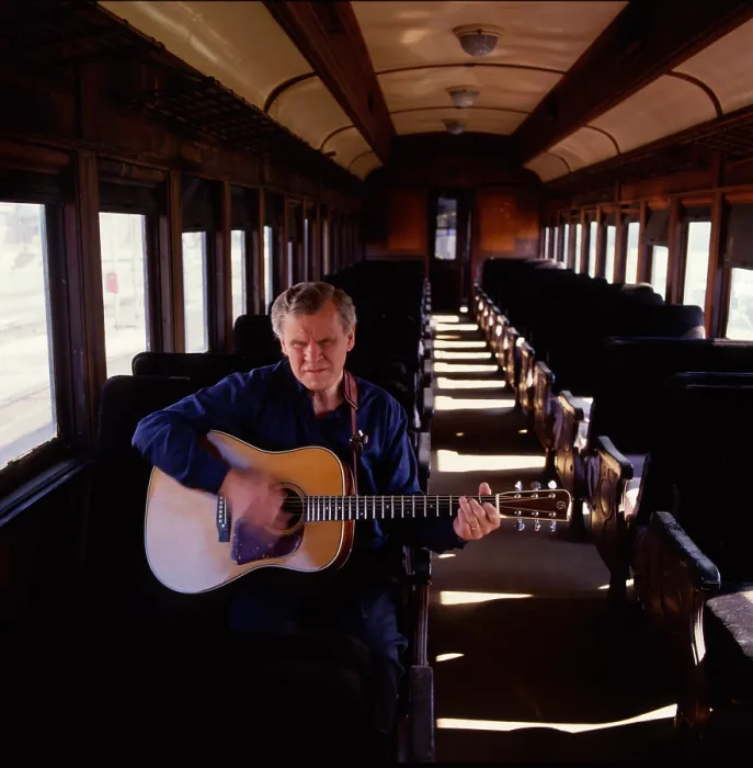 Framed Print : Doc Watson, Cover of Riding the Midnight Train Album, 1986 Framed Print : Doc Watson, Cover of Riding the Midnight Train Album, 1986