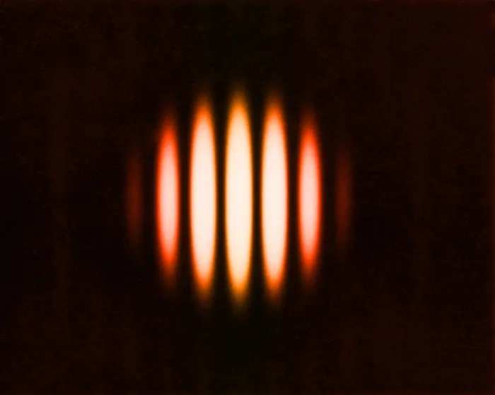 Framed Print : Double Slit Diffraction Pattern Framed Print : Double Slit Diffraction Pattern