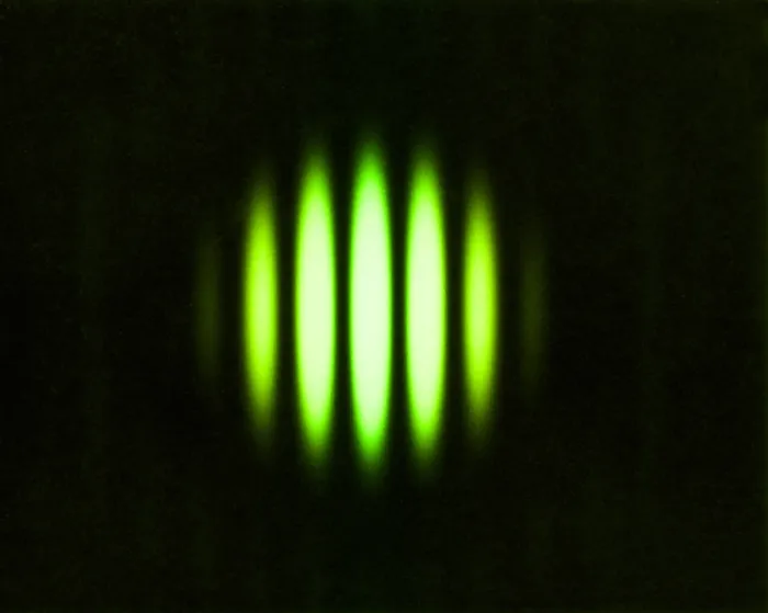 Framed Print : Double Slit Diffraction Pattern Framed Print : Double Slit Diffraction Pattern