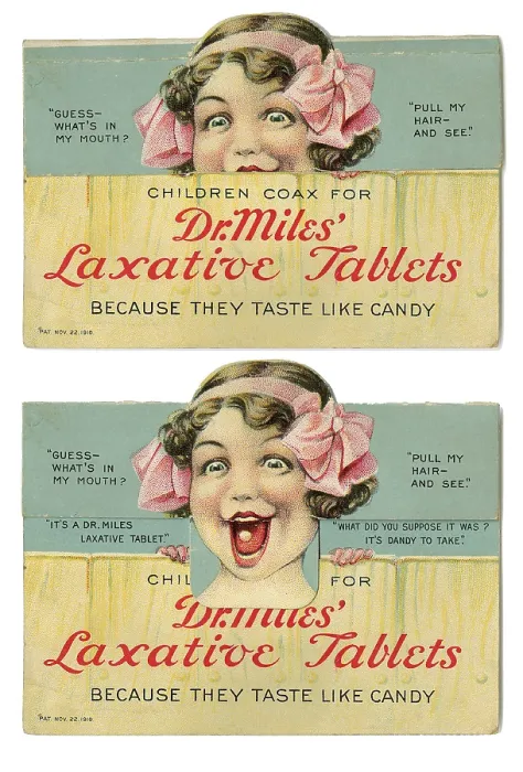 Framed Print : Dr. Miles Laxative Tablets, Vintage Medical Advertisement Framed Print : Dr. Miles Laxative Tablets, Vintage Medical Advertisement