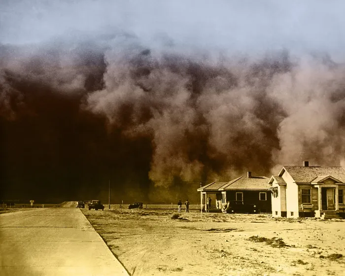 Framed Print : Dust Storm, 1930s Framed Print : Dust Storm, 1930s