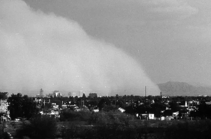 Framed Print : Dust Storm, 1975 Framed Print : Dust Storm, 1975