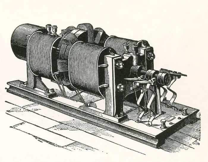 Framed Print : Dynamo Electric Machine, 19th Century Framed Print : Dynamo Electric Machine, 19th Century