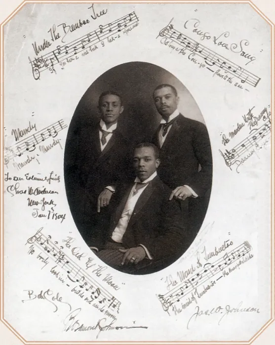 Framed Print : Those Ebony Offenbachs, Johnson Brothers and Cole Framed Print : Those Ebony Offenbachs, Johnson Brothers and Cole