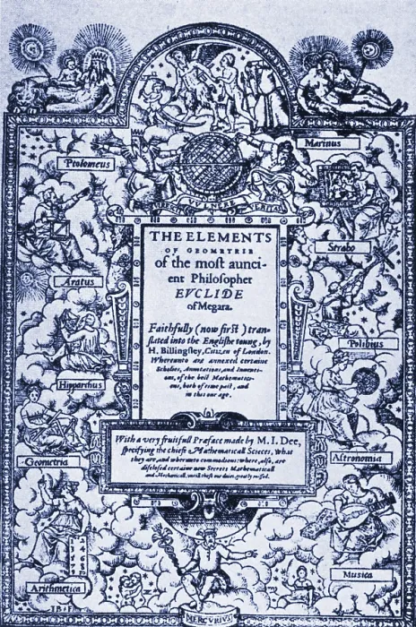 Framed Print : Elements of Geometry, Frontispiece, 16th Century