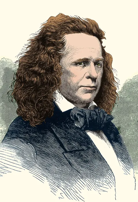 Framed Print : Elias Howe, American Inventor Framed Print : Elias Howe, American Inventor