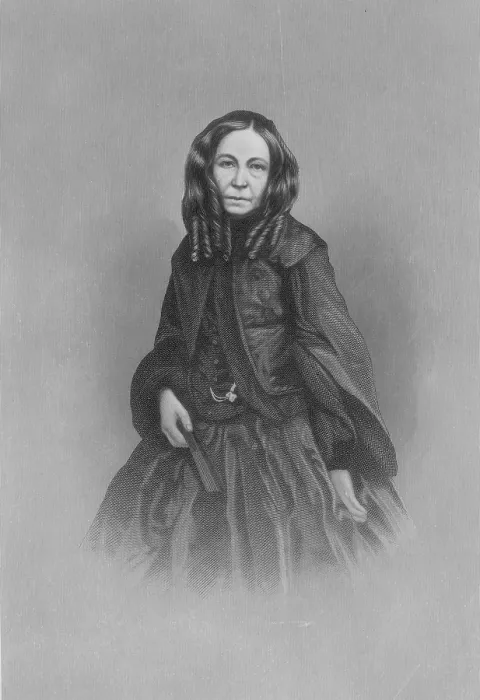 Framed Print : Elizabeth Barrett Browning, English Poet
