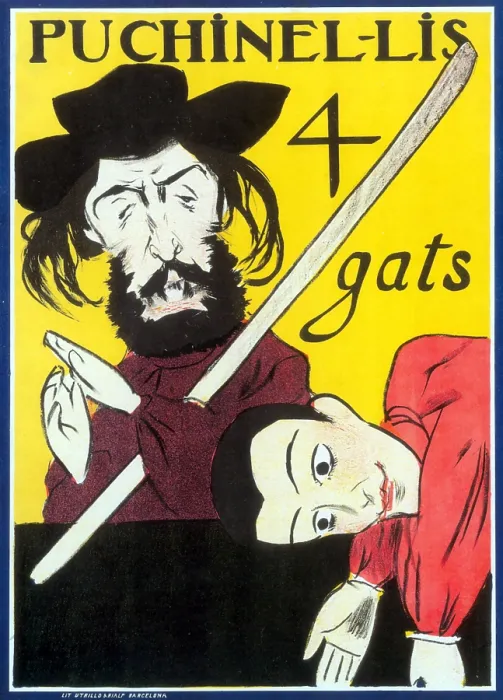 Framed Print : Els Quatre Gats Poster, Ramon Casas, 1899 Framed Print : Els Quatre Gats Poster, Ramon Casas, 1899