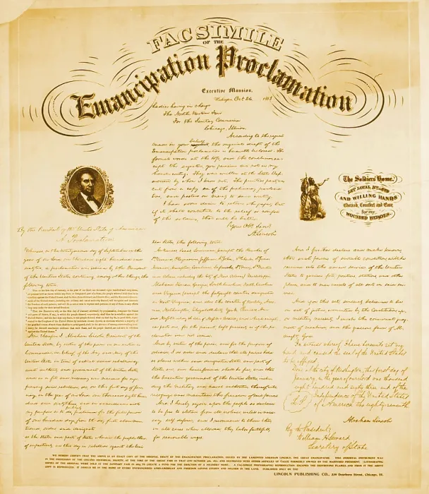 Framed Print : Emancipation Proclamation Framed Print : Emancipation Proclamation