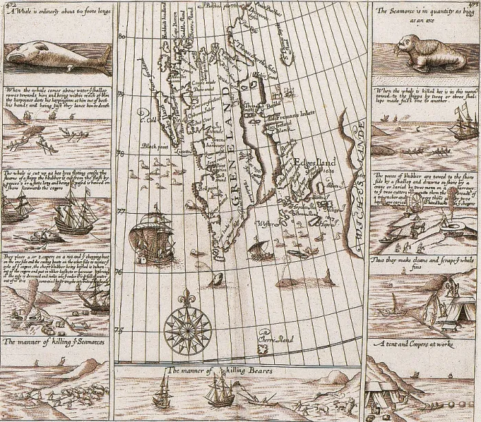 Framed Print : Engraving of Maritime Industries, 17th Century Framed Print : Engraving of Maritime Industries, 17th Century