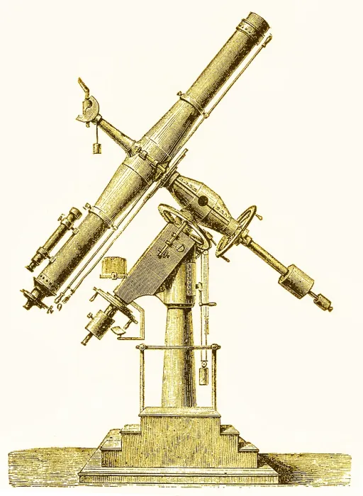 Framed Print : Equatorial Telescope Framed Print : Equatorial Telescope