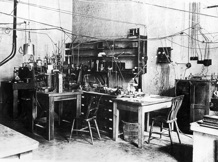Framed Print : Ernest Rutherford's Laboratory Framed Print : Ernest Rutherford's Laboratory