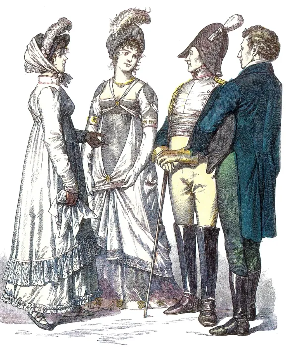 Framed Print : European Fashion, 1809-12 Framed Print : European Fashion, 1809-12