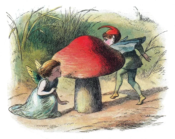 Framed Print : Fairy and Elf, Legendary Creatures