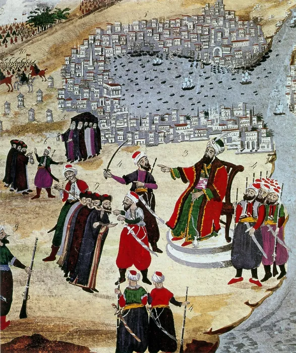 Framed Print : Fall of Constantinople, Ottoman Sultan Mehmed II, 1453 Framed Print : Fall of Constantinople, Ottoman Sultan Mehmed II, 1453