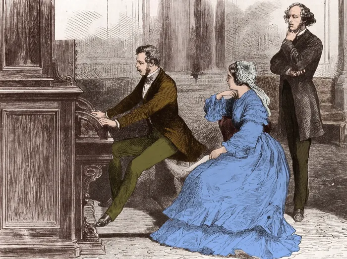Framed Print : Felix Mendelssohn, German Composer