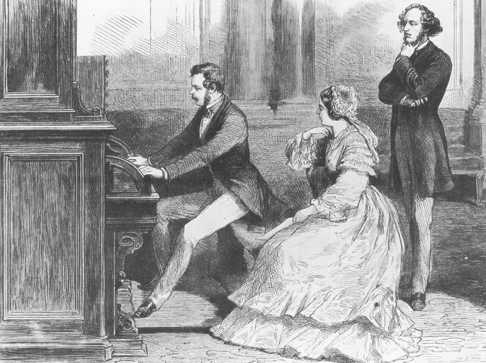 Framed Print : Felix Mendelssohn, German Composer