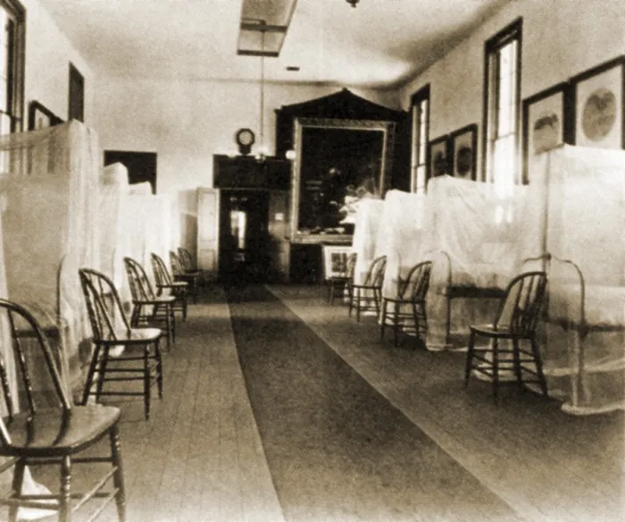 Framed Print : First Aid Hospital Exhibit, 1876 Framed Print : First Aid Hospital Exhibit, 1876