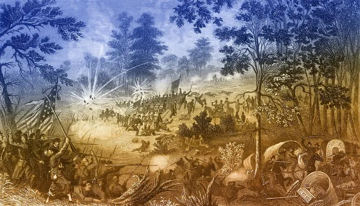 Framed Print : First Battle of Bull Run, 1861