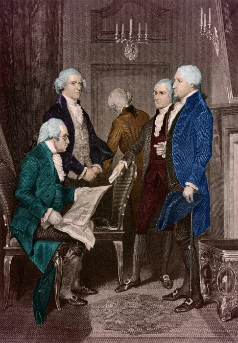 Framed Print : First Presidential Administration, 1789