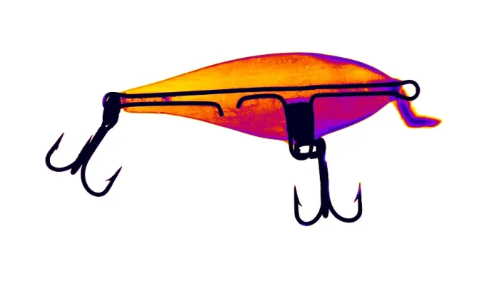 Framed Print : Fishing Lure