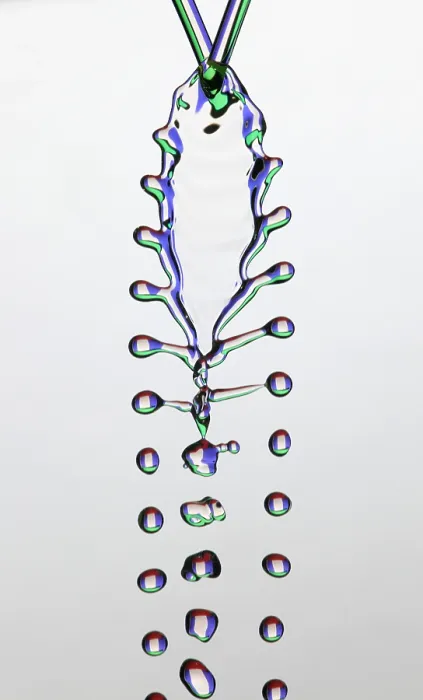 Framed Print : Fluid Fishbone Effect