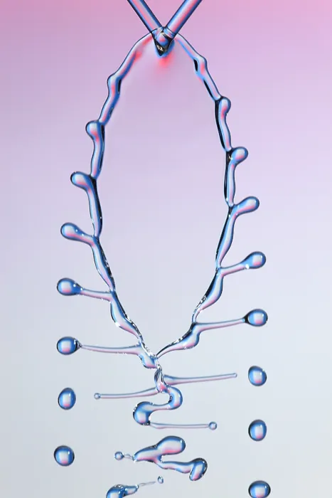 Framed Print : Fluid Fishbone Effect Framed Print : Fluid Fishbone Effect