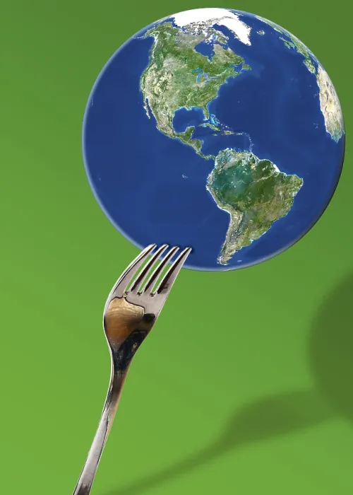 Framed Print : Fork and Earth Framed Print : Fork and Earth
