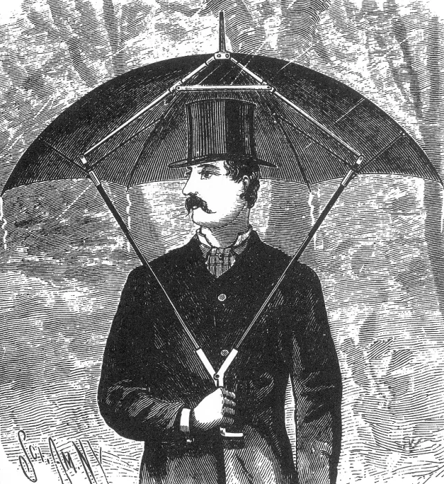 Framed Print : Forster's Umbrella Support, 1888