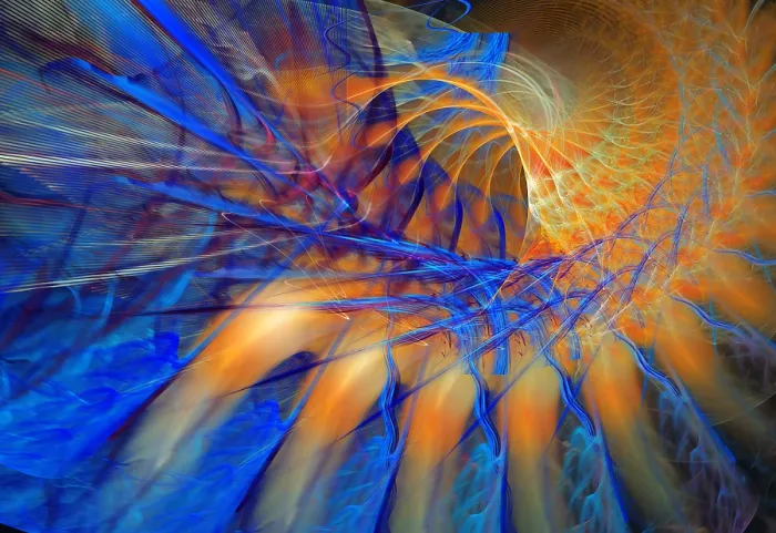 Framed Print : Fractal Flame Framed Print : Fractal Flame