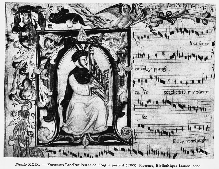 Framed Print : Francesco Landini, Italian Composer