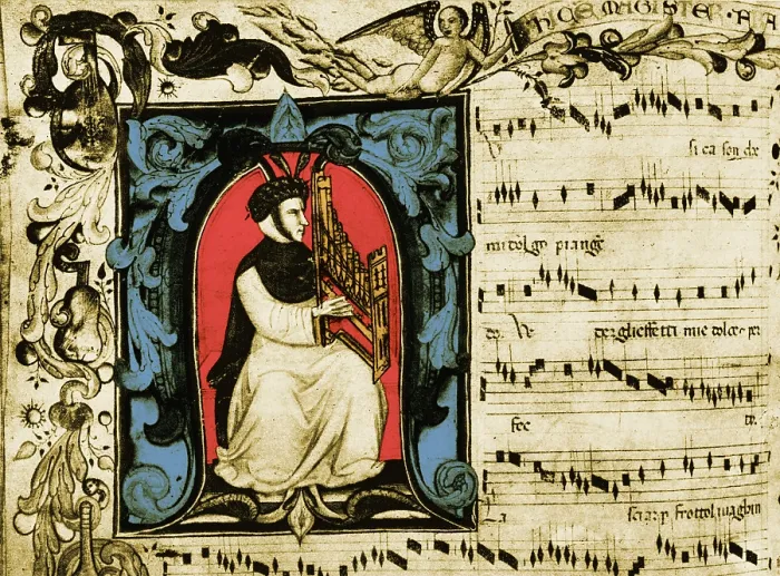 Framed Print : Francesco Landini, Italian Composer