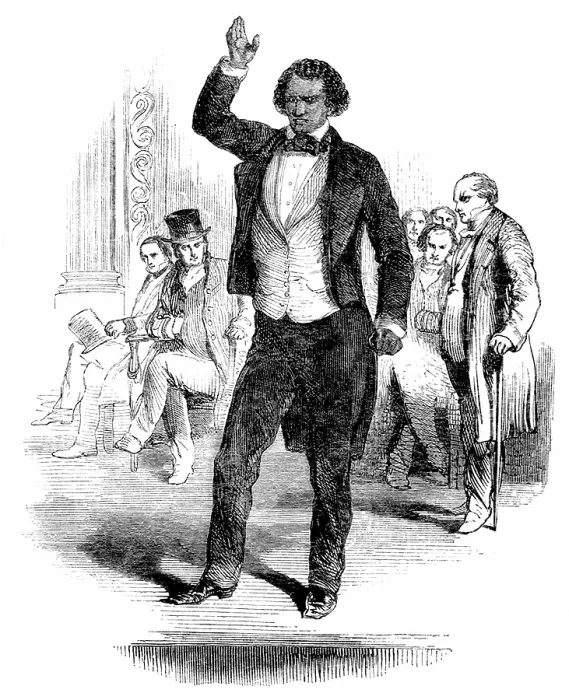 Framed Print : Frederick Douglass Denouncing Slaveholders, 1846 Framed Print : Frederick Douglass Denouncing Slaveholders, 1846