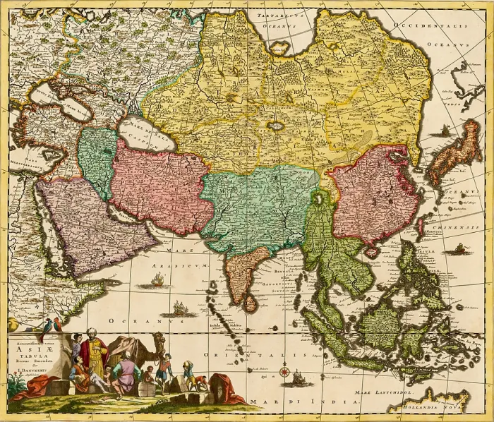 Framed Print : Frederick de Wit, The East, 17th Century Framed Print : Frederick de Wit, The East, 17th Century