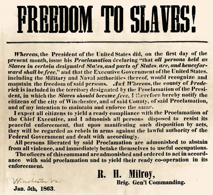 Framed Print : Freedom to Slaves Framed Print : Freedom to Slaves