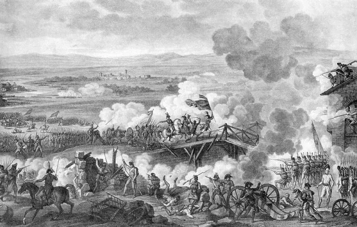 Framed Print : French Revolutionary War, Battle of Arcole, 1796 Framed Print : French Revolutionary War, Battle of Arcole, 1796