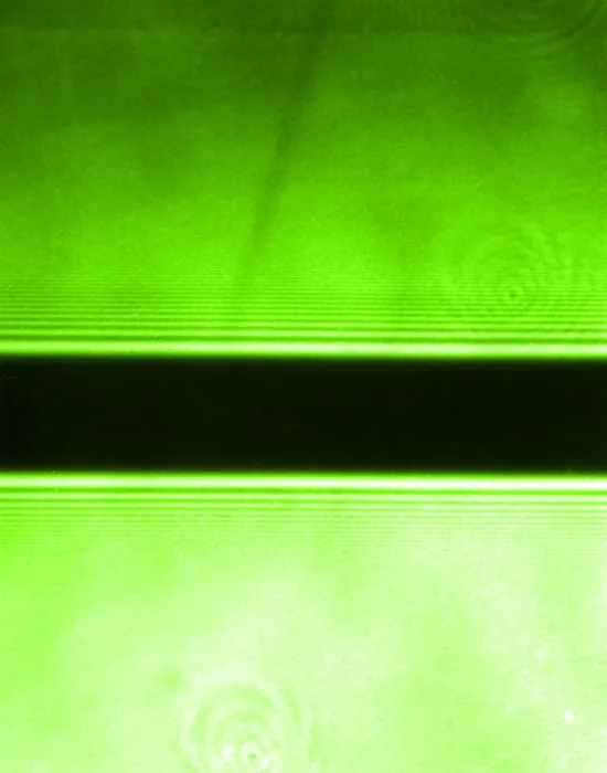 Framed Print : Fresnel Diffraction by Needle