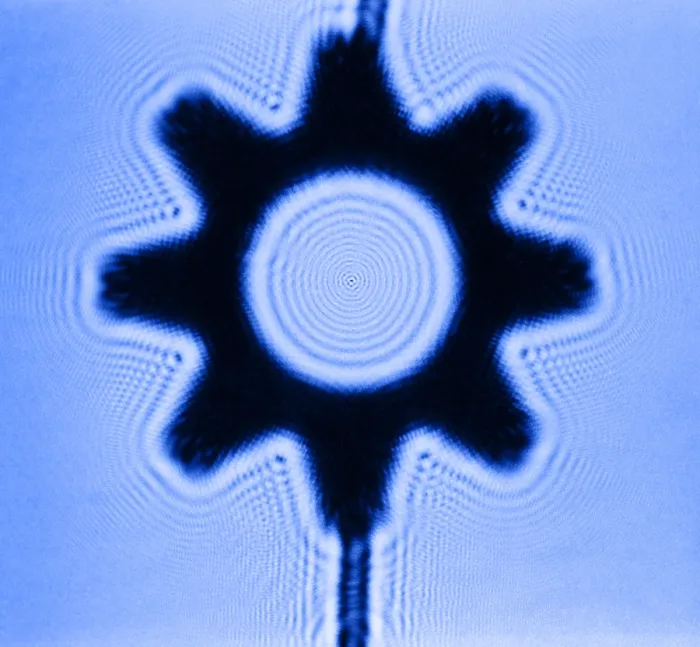 Framed Print : Fresnel Diffraction Pattern Framed Print : Fresnel Diffraction Pattern