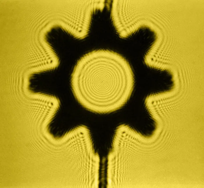 Framed Print : Fresnel Diffraction Pattern