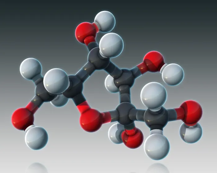 Framed Print : Fructose, Molecular Model Framed Print : Fructose, Molecular Model