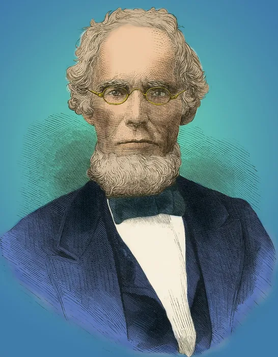Framed Print : Gail Borden, American Inventor Framed Print : Gail Borden, American Inventor